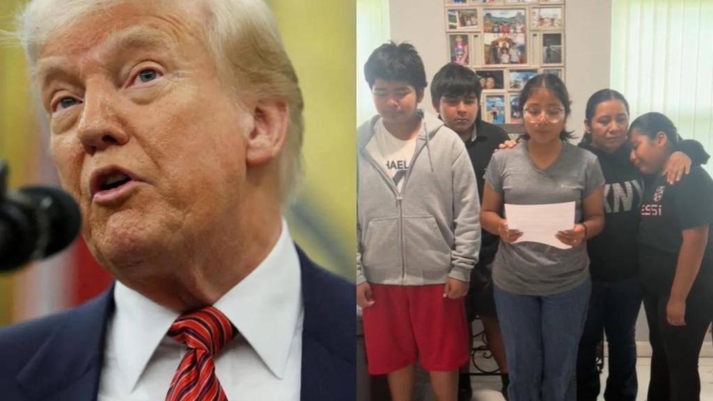 Cuatro hermanos le piden a Donald Trump por sus padres deportados