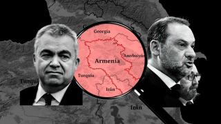 Santos Cerdán, José Luis Ábalos, Koldo García y el mapa de Armenia.