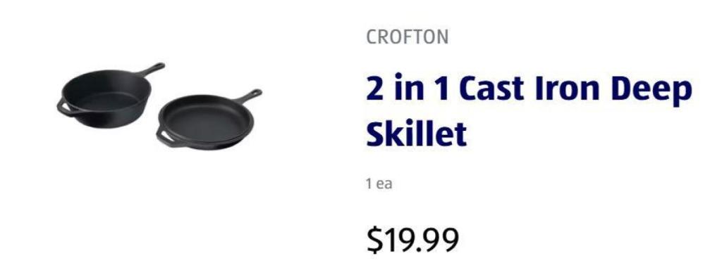 Captura de pantalla de la gran oferta de Aldi.