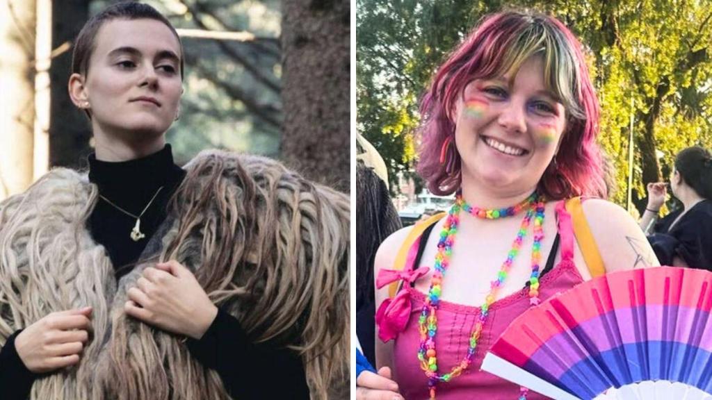 Maud Angelica y  Eelaz Biarneix, en un montaje de Magas.