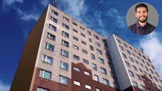 Montaje de Miquel Riera con viviendas.