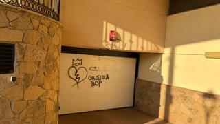 Imagen de la pintada contra la concejala de Candeleda