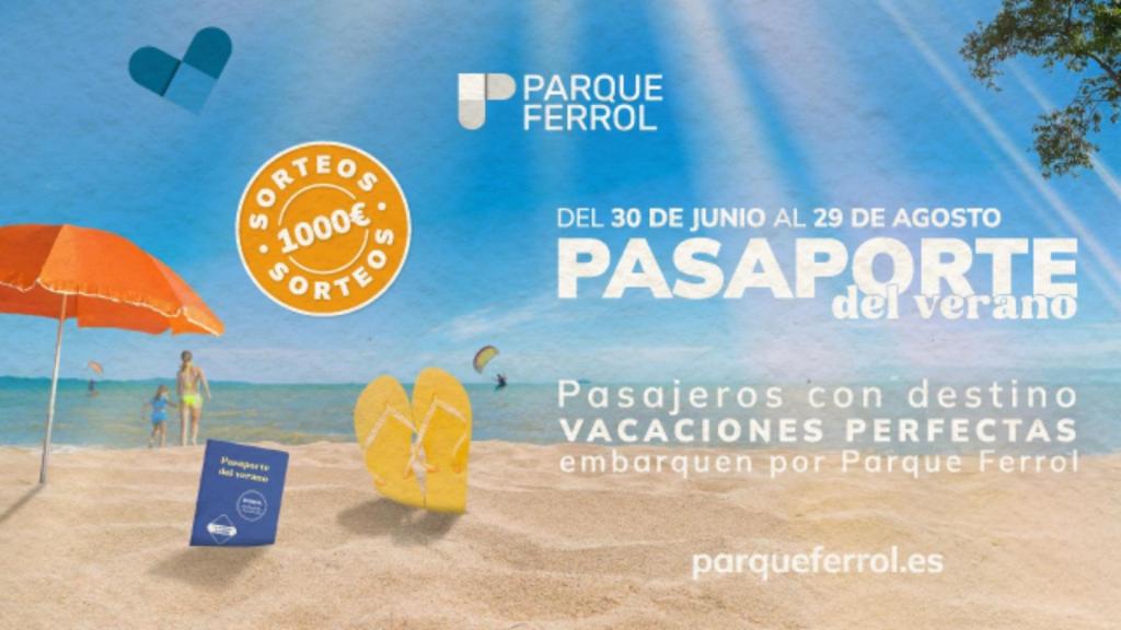 Parque Ferrol repartirá 1.000 euros en premios con su Pasaporte del Verano.