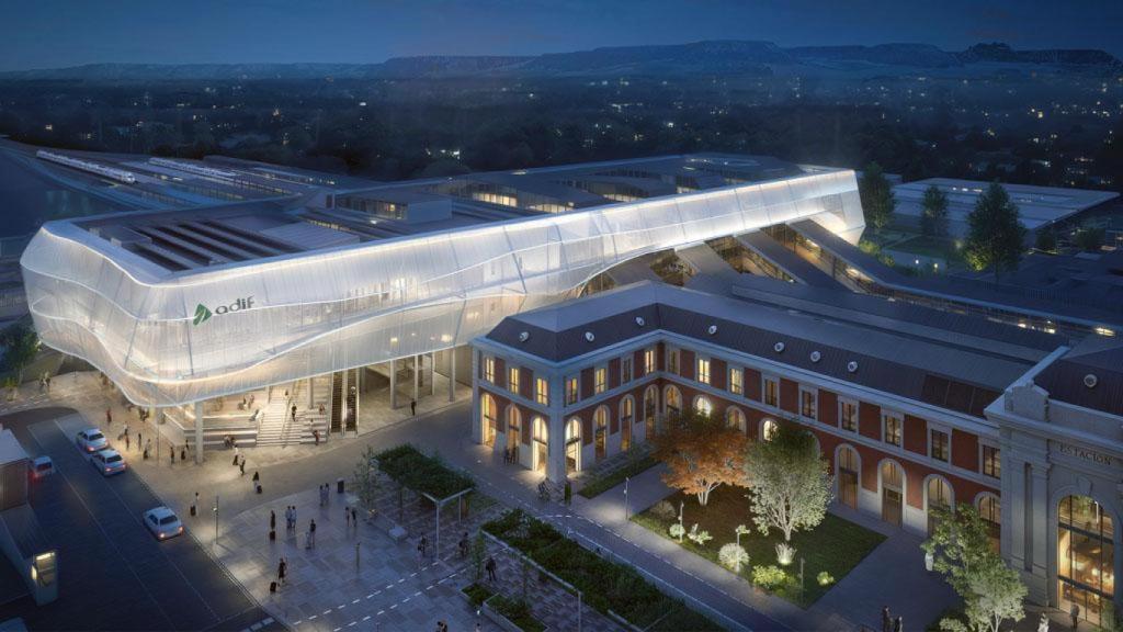 Imagen de la futura estación de trenes de Valladolid