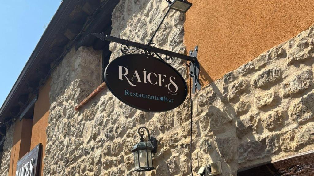 El cartel del nuevo restaurante