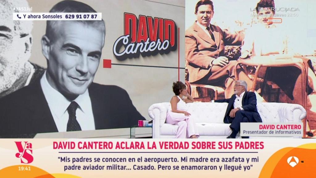Sonsoles Ónega y David Cantero en 'Y ahora, Sonsoles'.