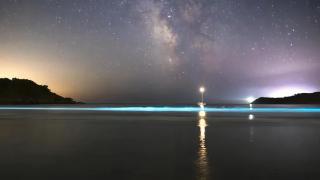 Mar de Ardora en Praia de Estorde el verano de 2024