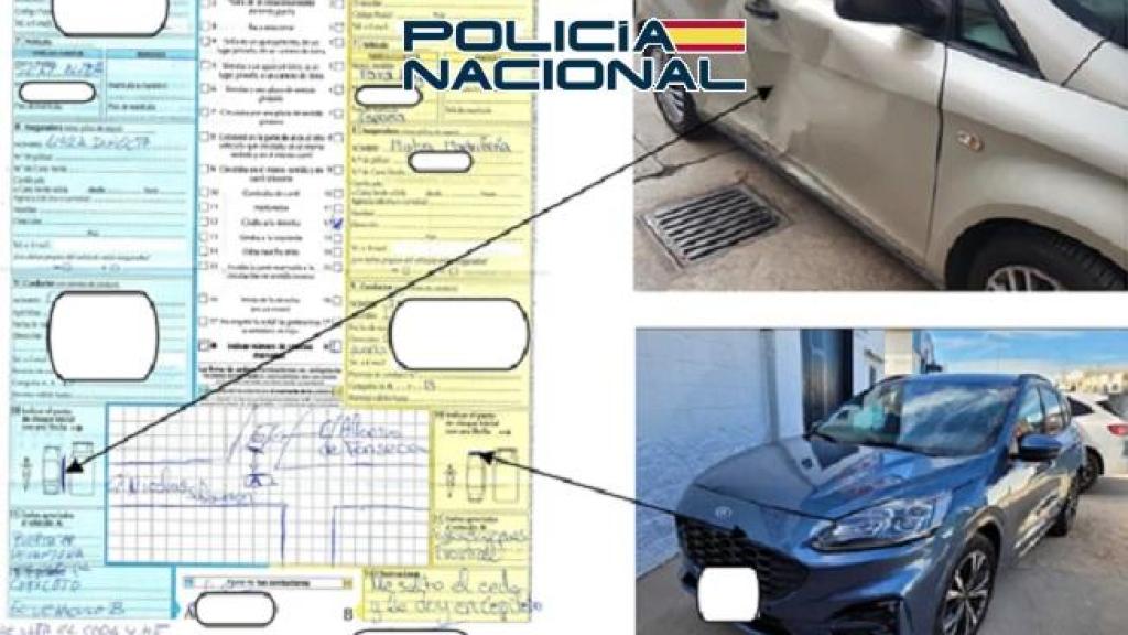 Imagen de uno de los accidentes simulados.