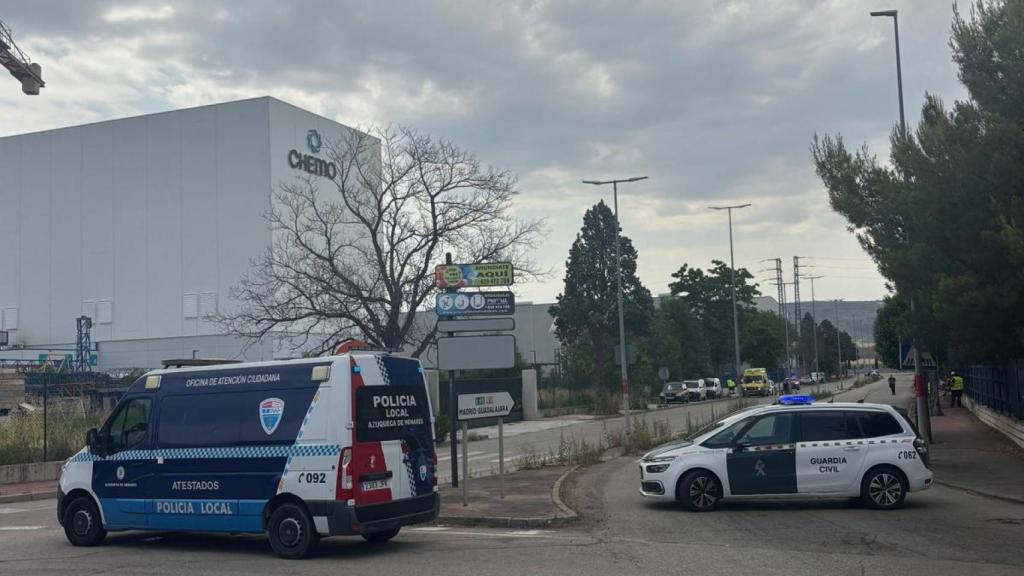 Laboratorio farmacéutico de Azuqueca de Henares (Guadalajara) donde se ha producido la explosión.