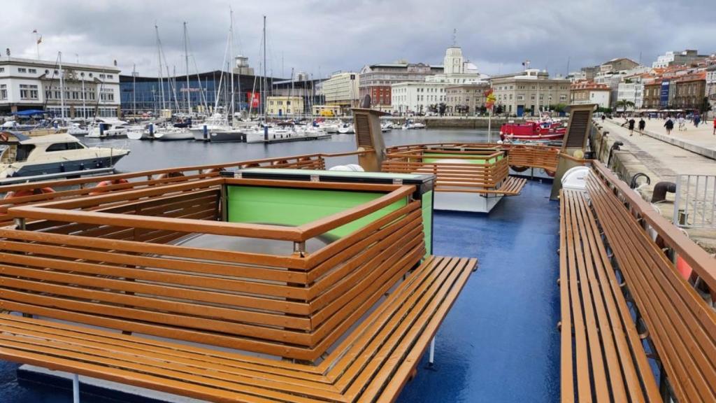 Cubierta superior del 'Rías Altas Dos'.