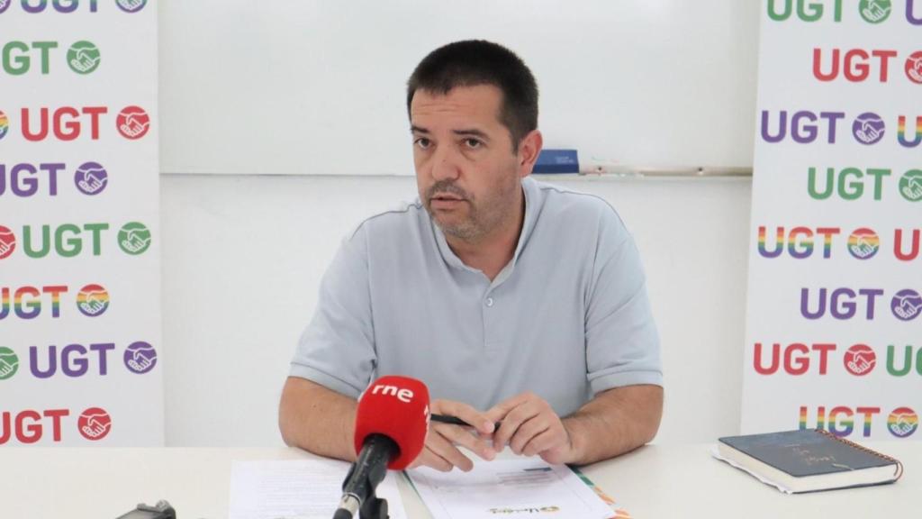 El responsable provincial de Unións Agrarias-UPA en A Coruña, Óscar Pose