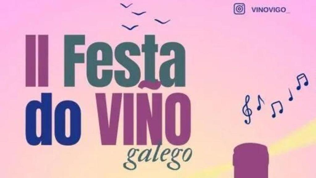 Cartel de la II edición del Vino Gallego