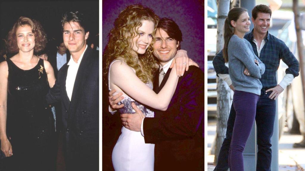 Tom Cruise se ha casado en tres ocasiones: con Mimi Rogers, con Nicole Kidman y con Katie Holmes.
