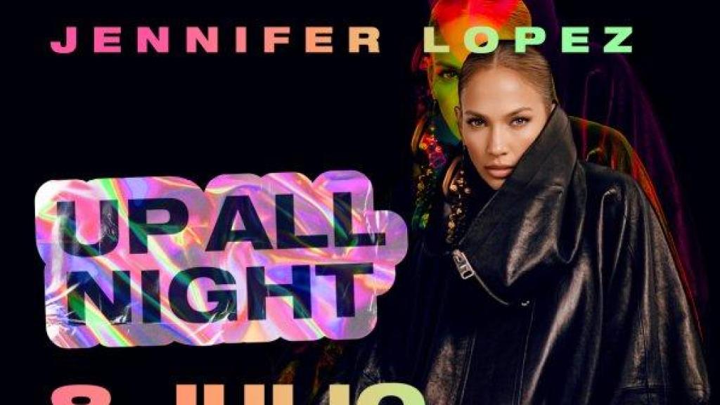 Cartel del concierto de Jennifer López en Pontevedra