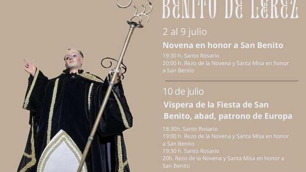 Cartel de la edición 2025 de la Romaría de San Benito