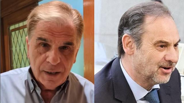 Pedro Ruiz y José Luis Ábalos, en un fotomontaje