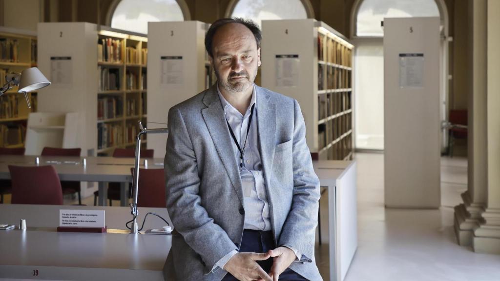 El director del Museo Nacional de Arte de Cataluña (MNAC), Pepe Sierra, este miércoles durante su primera intervención pública tras darse a conocer la sentencia. Foto: EFE/Andreu Dalmau