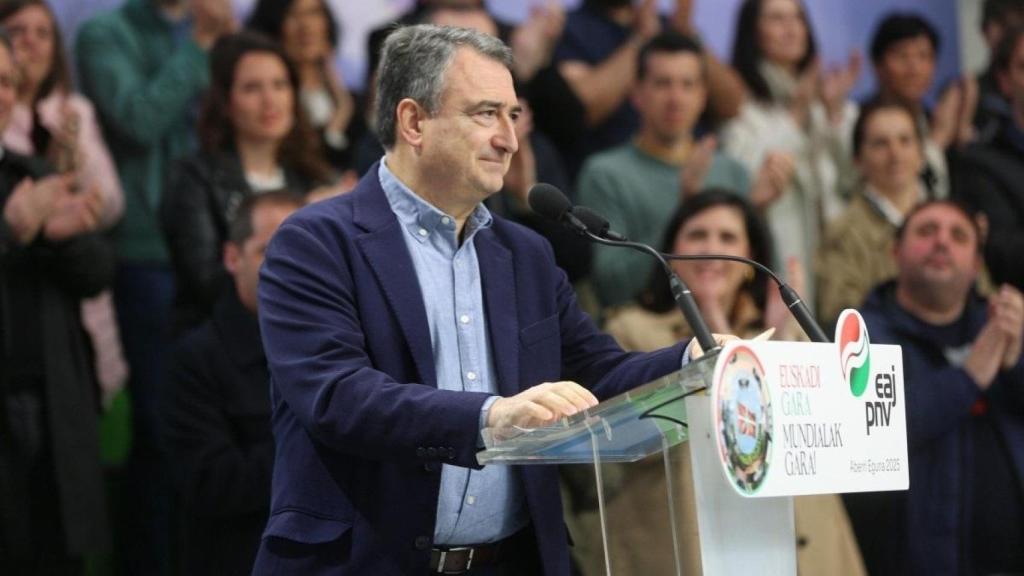 El presidente del PNV, Aitor Esteban.