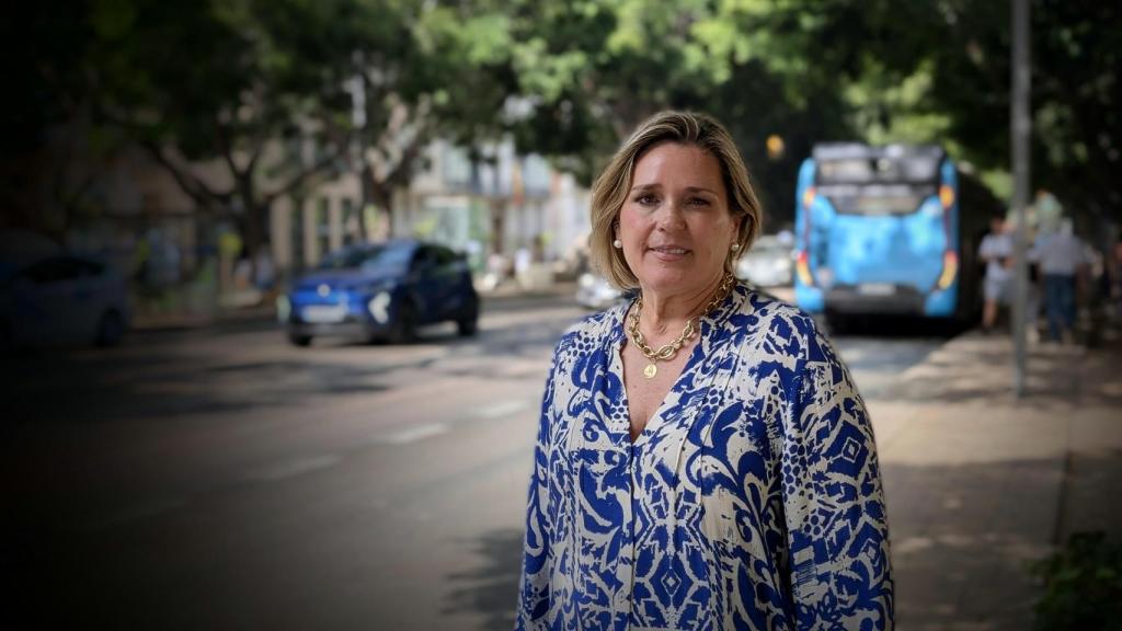 Yolanda, en el Centro de Málaga.