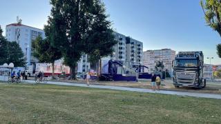 Preparativos de las Fiestas de Coia 2025, que contarán solo con una atracción