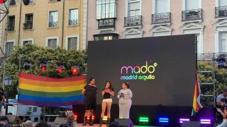 Los pregoneros del Orgullo en Madrid atacan al Gobierno de Ayuso por sus políticas LGTBI: Nazis de mierda