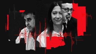 Joaquín Parra, Leire Díez y Jacobo Teijelo en una ilustración.