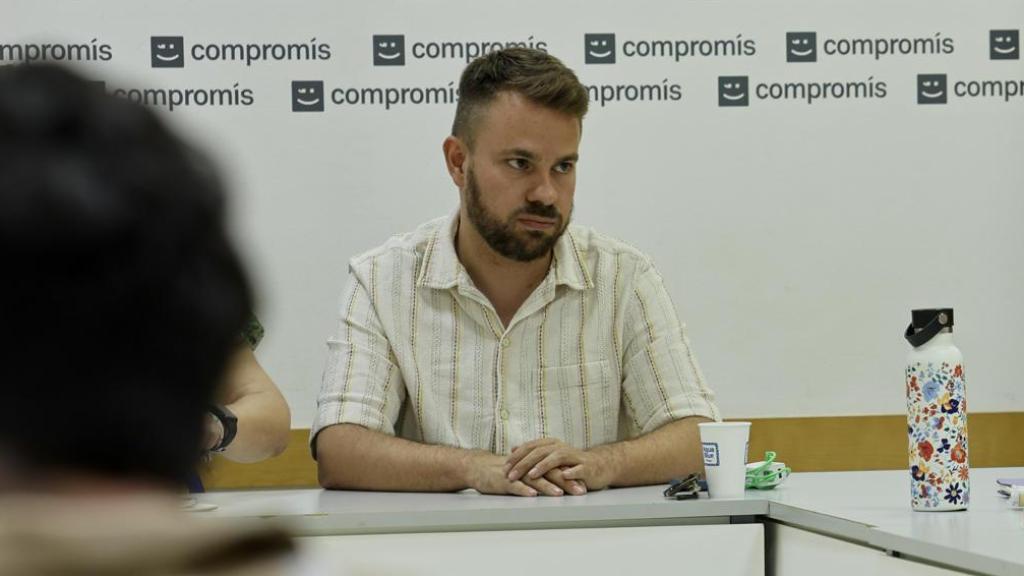 Los diputados de Compromís, Àgueda Micó y Alberto Ibáñez. Biel Aliño