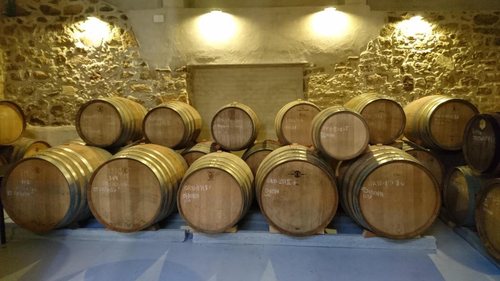 Barriles de la bodega 4 Monos.