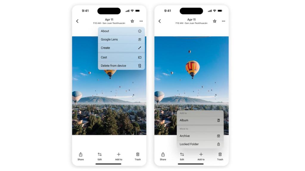 La nueva interfaz clara de Google Photos