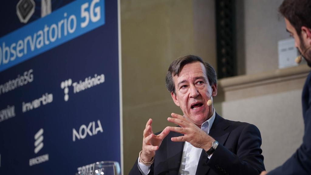 Juan Reyero, director de Marketing B2B de Orange Empresas, durante el VI Observatorio 5G.
