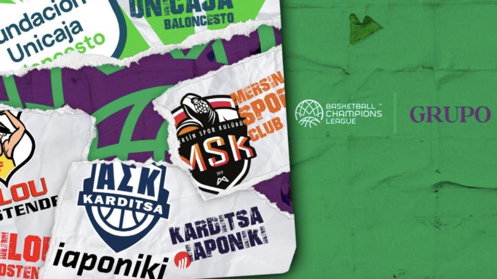 Los rivales del Unicaja en la fase de grupos de la BCL