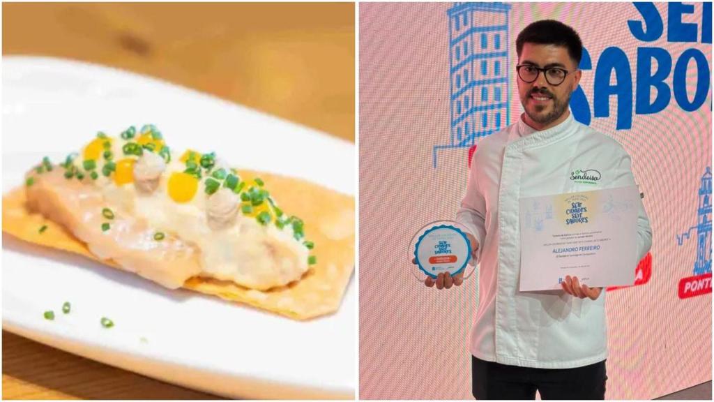 Alejandro Ferreiro, mejor cocinero de tapas de Galicia.