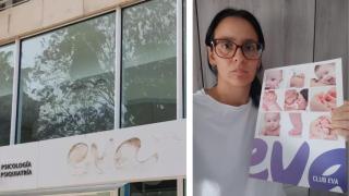 Vanesa, afectada por el chocante cierre de la clínica Eva de Málaga.
