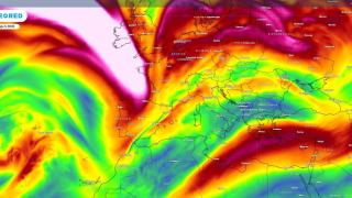 La irrupción de aire frío en altura se acentuará el fin de semana. Meteored.