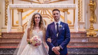 Rute Cardoso y Diogo Jota, el día de su boda pasado 22 de junio.