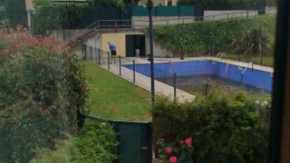 Imagen de la piscina esta mañana.