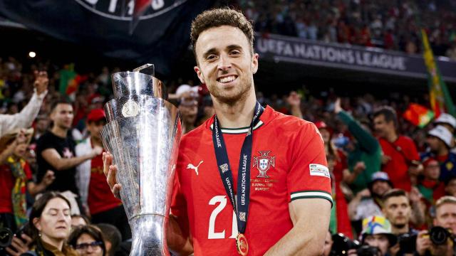 El futbolista del Liverpool Diogo Jota.