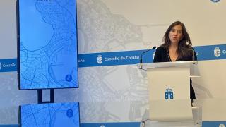 La alcaldesa de A Coruña, Inés Rey.