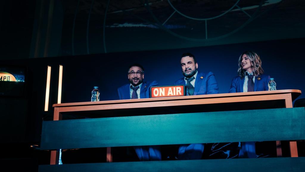 Aníbal Gómez, Nacho Vigalondo y Paula Púa presentaron 'Tierra de Marte'.