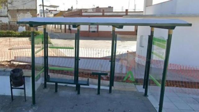 Parada en la que se registraron los hechos.