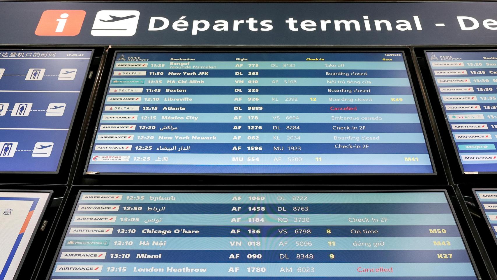 Una huelga de controladores aéreos en Francia obliga a cancelar miles de vuelos en plenas vacaciones de verano