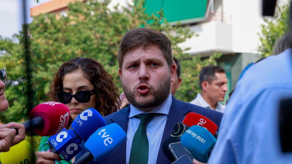 Nacho Hernando este jueves en Toledo.