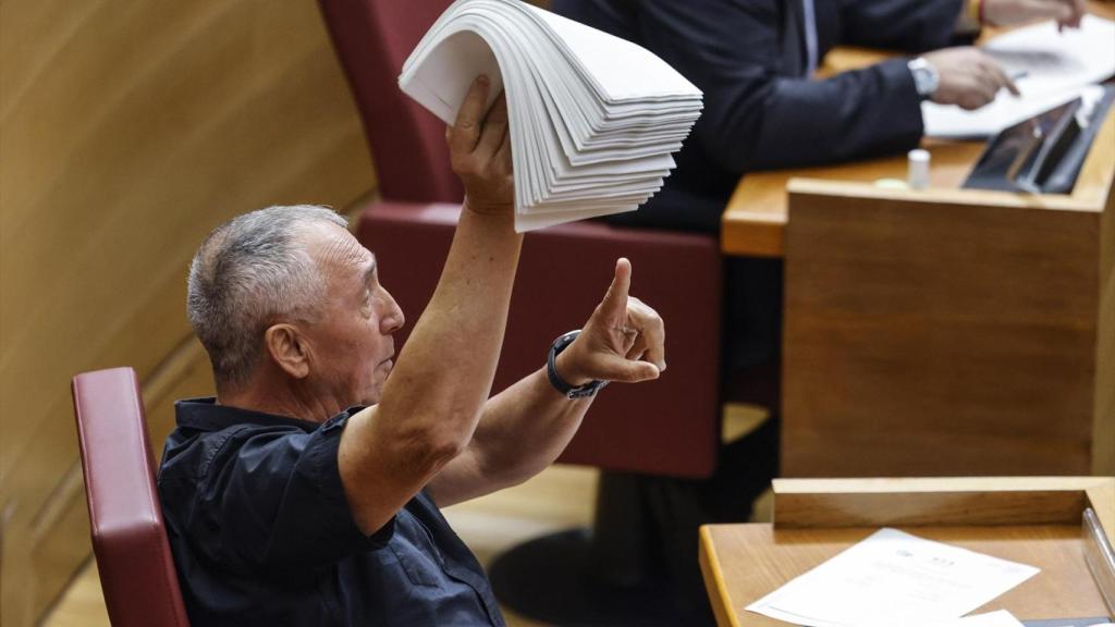 Joan Baldoví, durante la sesión de control. Rober Solsona / Europa Press