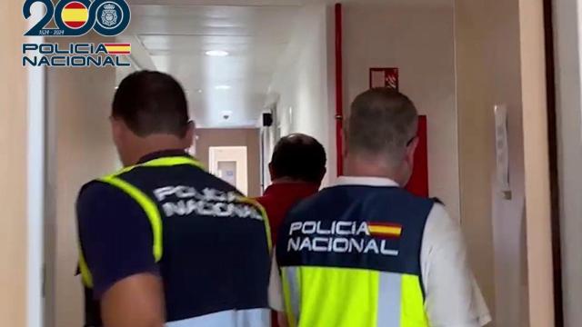 Momento de la detención.