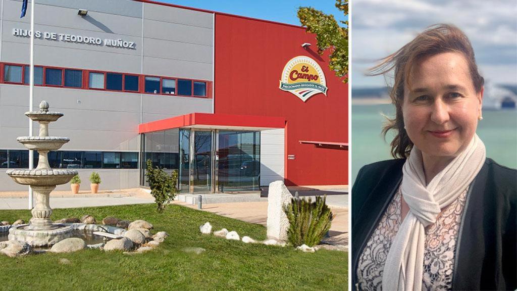 Silvia Muñoz y la fábrica de El Campo en Sanchonuño
