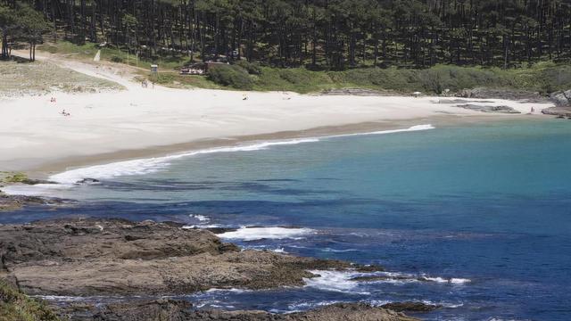 Una de las playas menos masificados de Rías Baixas