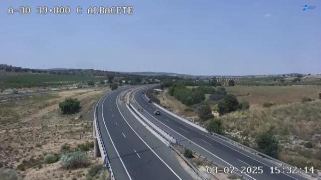Autovía A-30 a la altura de Albacete.