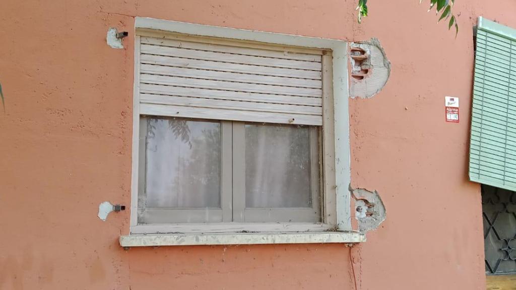 Destrozos en la vivienda
