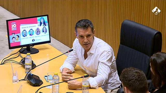 El presentador de televisión, Jesús Vázquez, este jueves en el Congreso de los Diputados.