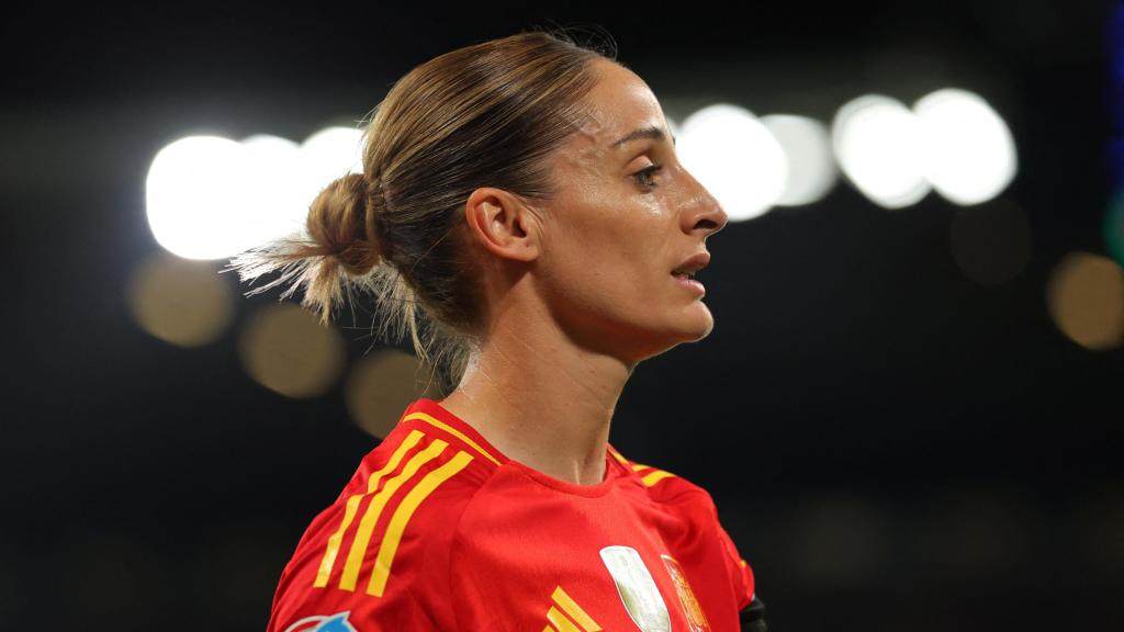 Esther González, en el partido ante Portugal